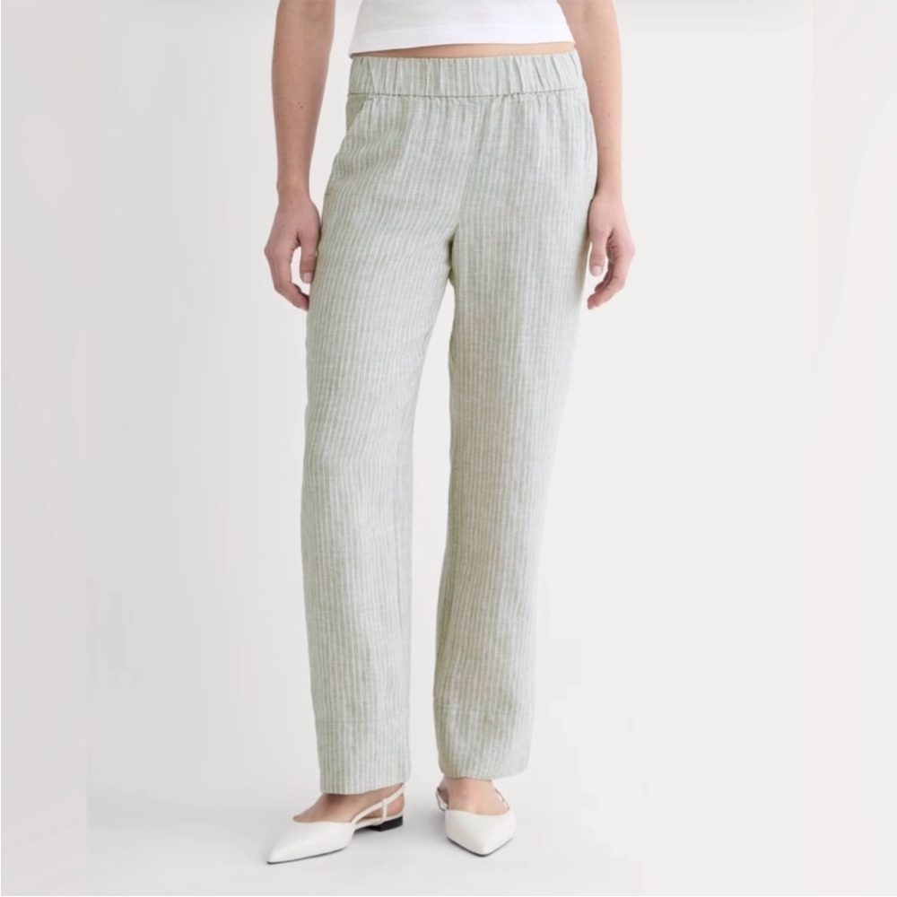 Striped Linen Pants - Picture 3 of 6